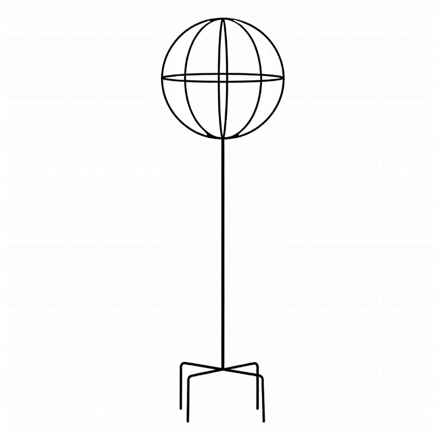 PERGOLA OGRODOWA TARASOWA METALOWA PODPORA DO PNĄCZY RÓŻ KWIATÓW 50X10CM