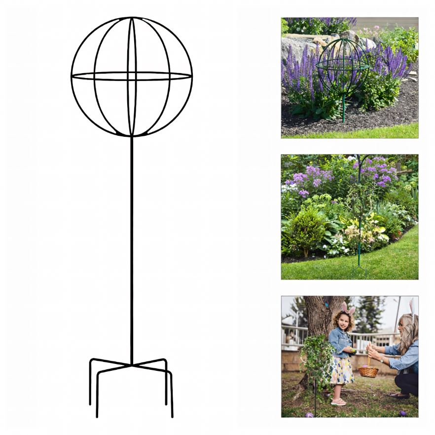 PERGOLA OGRODOWA TARASOWA METALOWA PODPORA DO PNĄCZY RÓŻ KWIATÓW 50X10CM