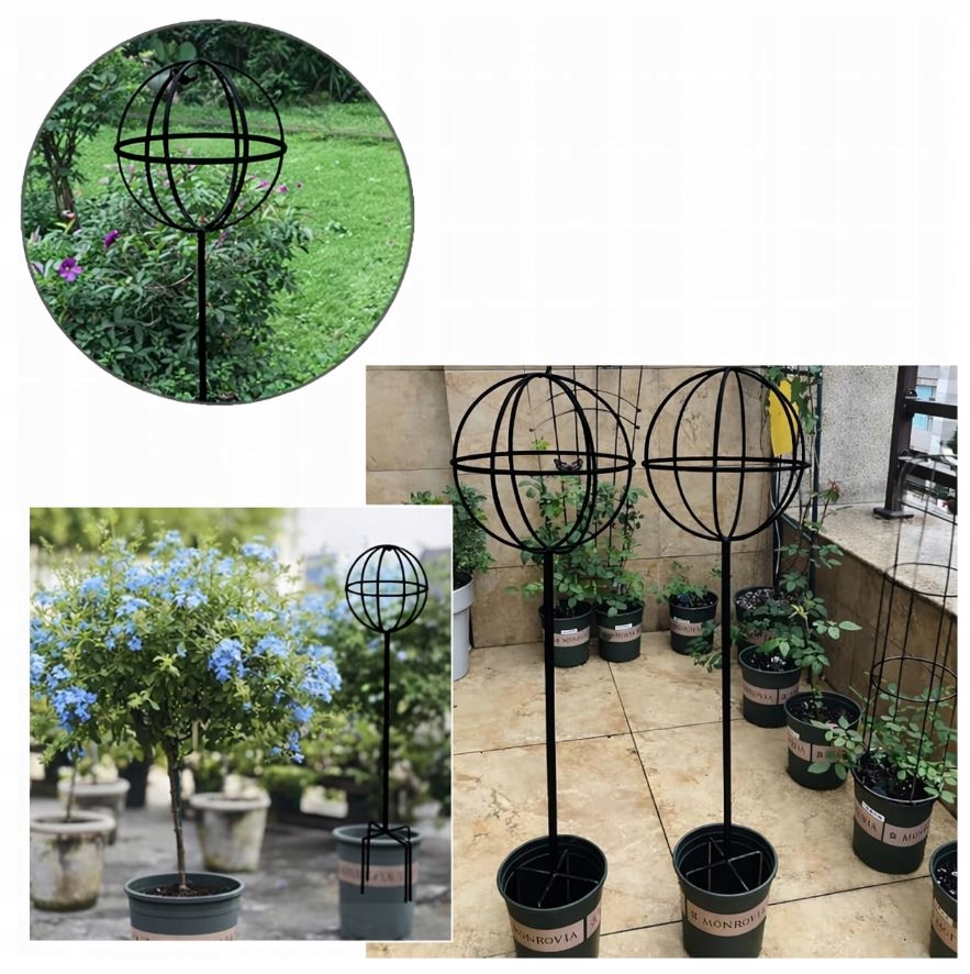 PERGOLA OGRODOWA TARASOWA METALOWA PODPORA DO PNĄCZY RÓŻ KWIATÓW 50X10CM