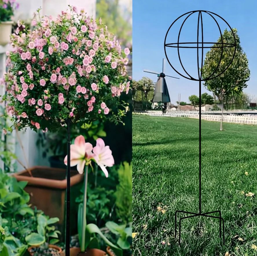 PERGOLA OGRODOWA TARASOWA METALOWA PODPORA DO PNĄCZY RÓŻ KWIATÓW 50X10CM