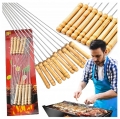 SZPIKULCE PATYKI DO SZASZŁYKÓW SZPIKULEC DO GRILLA METALOWE 10SZT 30CM