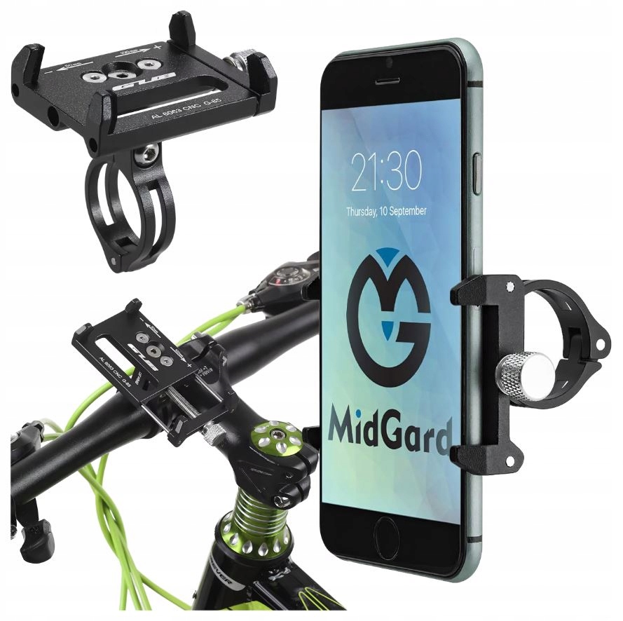UCHWYT ROWEROWY NA KIEROWNICE DO TELEFONU NA ROWER MOTOCYKL MOCNY SOLIDNY