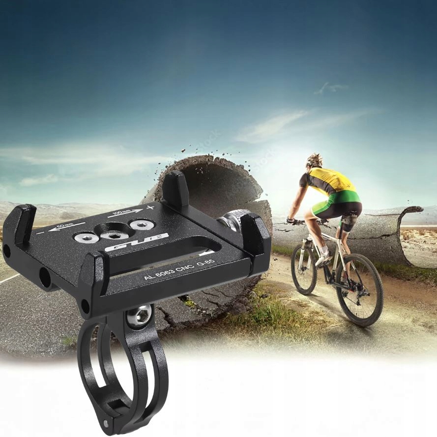 UCHWYT ROWEROWY NA KIEROWNICE DO TELEFONU NA ROWER MOTOCYKL MOCNY SOLIDNY