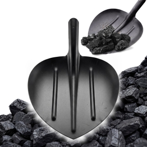 ŁOPATA NIECKOWA SERCOWA 40 cm BEZ TRZONKA WĘGLOWA DO WĘGLA GÓRNICZA