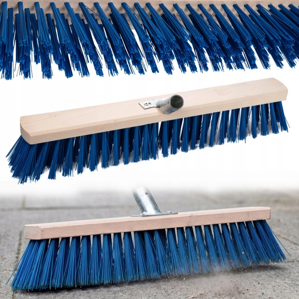 MIOTŁA ULICÓWKA PCV 30 cm SZCZOTKA ZAMIATACZ NYLON DO ZAMIATANIA