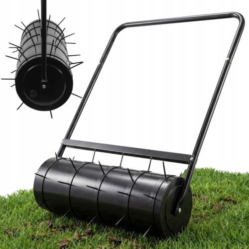 WALEC OGRODOWY Z KOLCAMI 80 x 28 cm DO TRAWNIKÓW TRAWY 50 L KOLCE AERATOR