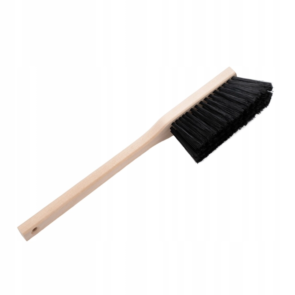 ZMIOTKA MIOTEŁKA SZCZOTKA DREWNIANA DŁUGA 42 cm RĄCZKA UCHWYT WŁOSIE 6 cm