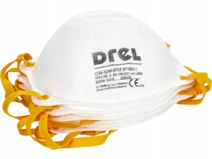 MASKA OCHRONNA PRZECIWPYŁOWA FFP2 BEZ ZAWORA WYDECHOWEGO 5 SZTUK