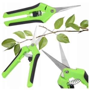 SEKATOR PROSTY OSTRY DO ROŚLIN OGRODU NOŻYCE OGRODOWE MECHANIZM SPRĘŻYNOWY