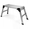 PODEST ROBOCZY ALUMINIOWY SKŁADANY 106x42x49 PLATFORMA DRABINA 150 kg