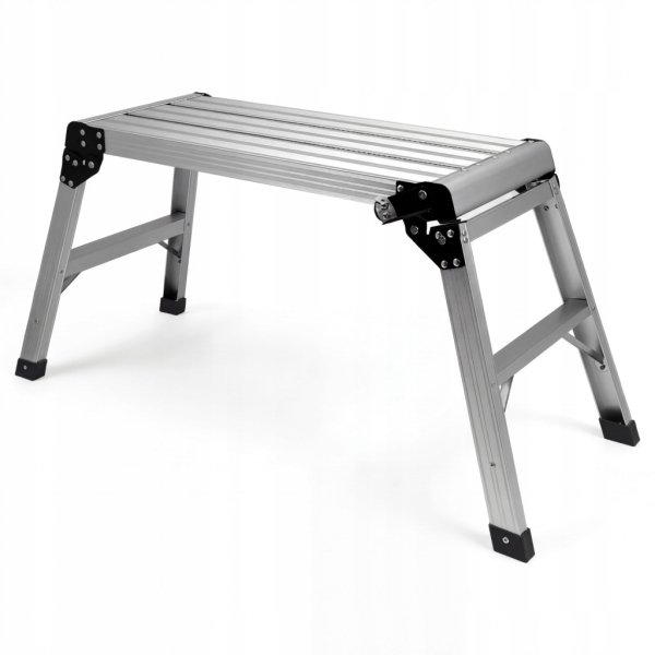 PODEST ROBOCZY ALUMINIOWY SKŁADANY 106x42x49 PLATFORMA DRABINA 150 kg