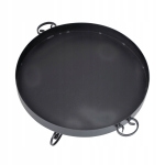 PALENISKO OGRODOWE OKRĄGŁE GRILL OGRODOWY 70 cm Z RĄCZKAMI UCHWYT OGNISKO