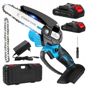 MAŁA PILARKA ŁAŃCUCHOWA PIŁA DO DREWNA GAŁĘZI AKUMULATOROWA OGRODOWA MINI