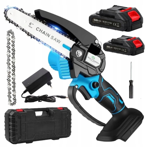 MAŁA PILARKA ŁAŃCUCHOWA PIŁA DO DREWNA GAŁĘZI AKUMULATOROWA OGRODOWA MINI