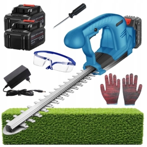 NOŻYCE DO ŻYWOPŁOTU AKUMULATOROWE DO CIĘCIA PZYCINANIA KRZEWÓW MOCNE 2XAKU