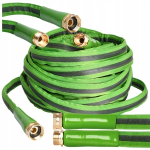 WĄŻ OGRODOWY 15M WYSOKOCIŚNIENIOWY 1/2'' MOCNY PVC ADAPTER WYTRZYMAŁY