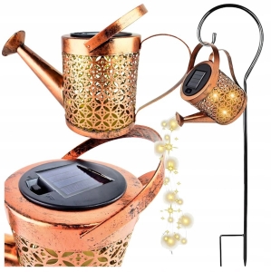 LAMPA SOLARNA OGRODOWA OZDOBNA LED WBIJANA KONEWKA DO OGRODU NA TARAS