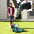 KOSIARKA ELEKTRYCZNA LEKKA MOCNA DO KOSZENIA TRAWY DUŻY KOSZ 30L 1600W 32CM