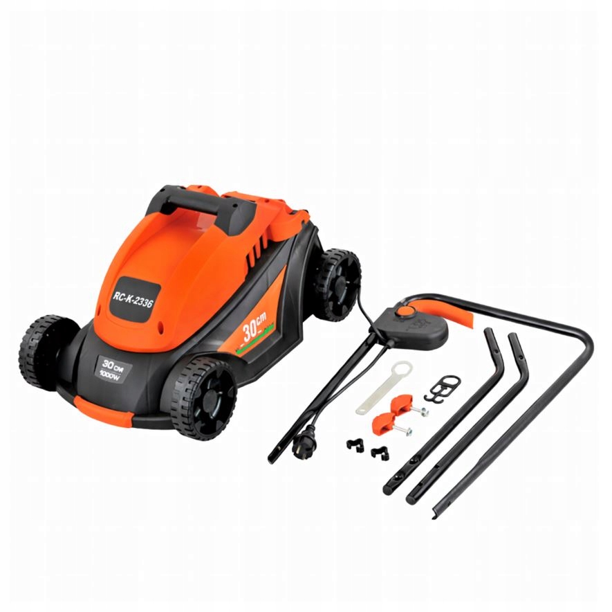 KOSIARKA ELEKTRYCZNA LEKKA MOCNA DO KOSZENIA TRAWY DUŻY KOSZ 35L 1000W