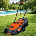 KOSIARKA ELEKTRYCZNA LEKKA MOCNA DO KOSZENIA TRAWY DUŻY KOSZ 35L 1000W