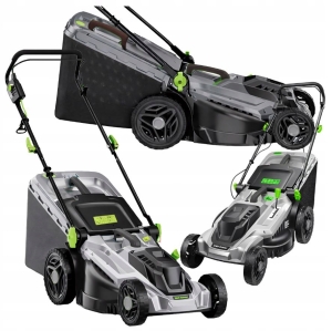 KOSIARKA ELEKTRYCZNA LEKKA MOCNA DO KOSZENIA TRAWY DUŻY KOSZ 50L 2400W 43cm