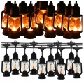 GIRLANDA ŚWIETLANA LAMPKI DEKORACYJNE LED 10SZT LATARENKI OGRODOWE 10CM 5M