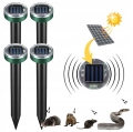 ODSTRASZACZ SOLARNY NA KRETY PRZECIWKO KRETOM ULTRADŹWIĘKOWY ZESTAW 4SZTUKI