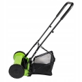 KOSIARKA RĘCZNA BĘBNOWA MECHANICZNA WRZECIONOWA PCHANA Z KOSZEM 16" 40 cm