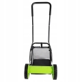 KOSIARKA RĘCZNA BĘBNOWA MECHANICZNA WRZECIONOWA PCHANA Z KOSZEM 16" 40 cm