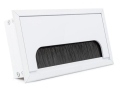 PRZEPUST KABLA KABLI ALU 80x160 mm SZCZOTKA MASKUJĄCA PRZELOTKA BIAŁY