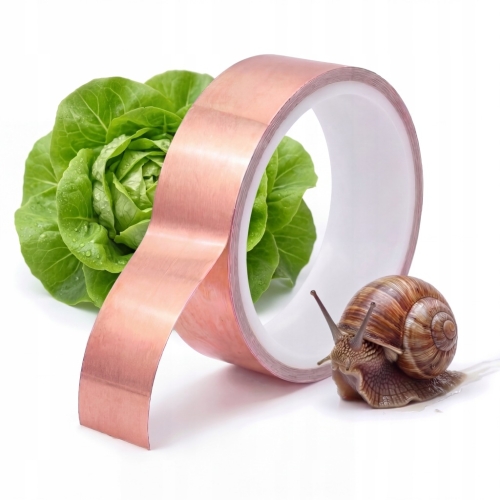 TAŚMA MIEDZIANA NA ŚLIMAKI 25mm x 4 m BARIERA SAMOPRZYLEPNA
