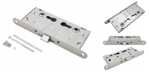 ZAMEK DRZWIOWY PRZECIWPOŻAROWY DO DRZWI 72/65 WPUSZCZANY TECHNICZNY ATEST