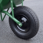 KÓŁKO DO TACZKI KOŁO DO TECZEK 2PR 390 mm 4.00-8 PNEUMATYCZNE OŚKA