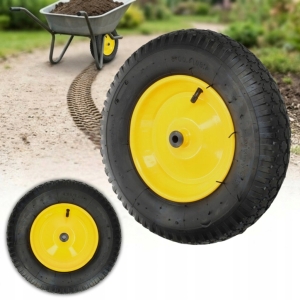 KÓŁKO DO TACZKI KOŁO DO TECZEK 4PR 390 mm 4.00-8 ŁOŻYSKO ROLKOWE OŚKA