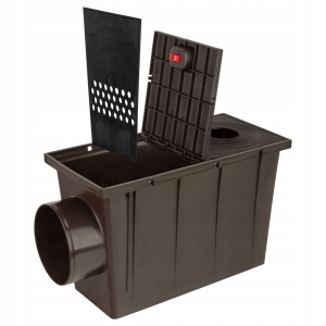 OSADNIK RYNNOWY RYNNY BOCZNY REWIZJA CZYSZCZAK STUDZIENKA BRĄZOWY 50-125 mm