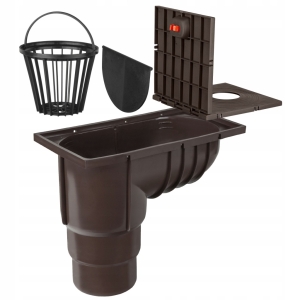 OSADNIK RYNNOWY RYNNY DOLNY REWIZJA CZYSZCZAK STUDZIENKA BRĄZOWY 50-110 mm