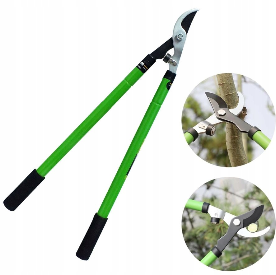 SEKATOR OGRODOWY NOŻYCOWY TELESKOPOWY DWURECZNY NOŻYCE DO GAŁĘZI 68CM MOCNY