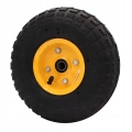 KÓŁKO KOŁO DO WÓZKA MAGAZYNOWEGO PLATFORMY 260 mm POMPOWANE 10" x3.50-4