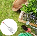 GRABIE OGRODOWE METALOWE PAZURKI DO GRABIENIA SPULCHNIANIA 6 ZĘBÓW 56 CM