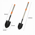 ŁOPATA SZPADEL OGRODOWA TELESKOPOWA 80-110CM DO OGRODU SZTYCHÓWKA SKŁADANA