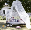 MOSKITIERA NAD ŁÓŻKO BALDACHIM SIATKA NA OWADY KOMARY MUCHY ZASŁONA DUŻA