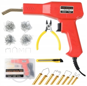 ZESTAW SPAWARKA DO PLASTIKU ZSZYWARKA ZGRZEWARKA LUTOWNICA ZSZYWKI + CĄŻKI