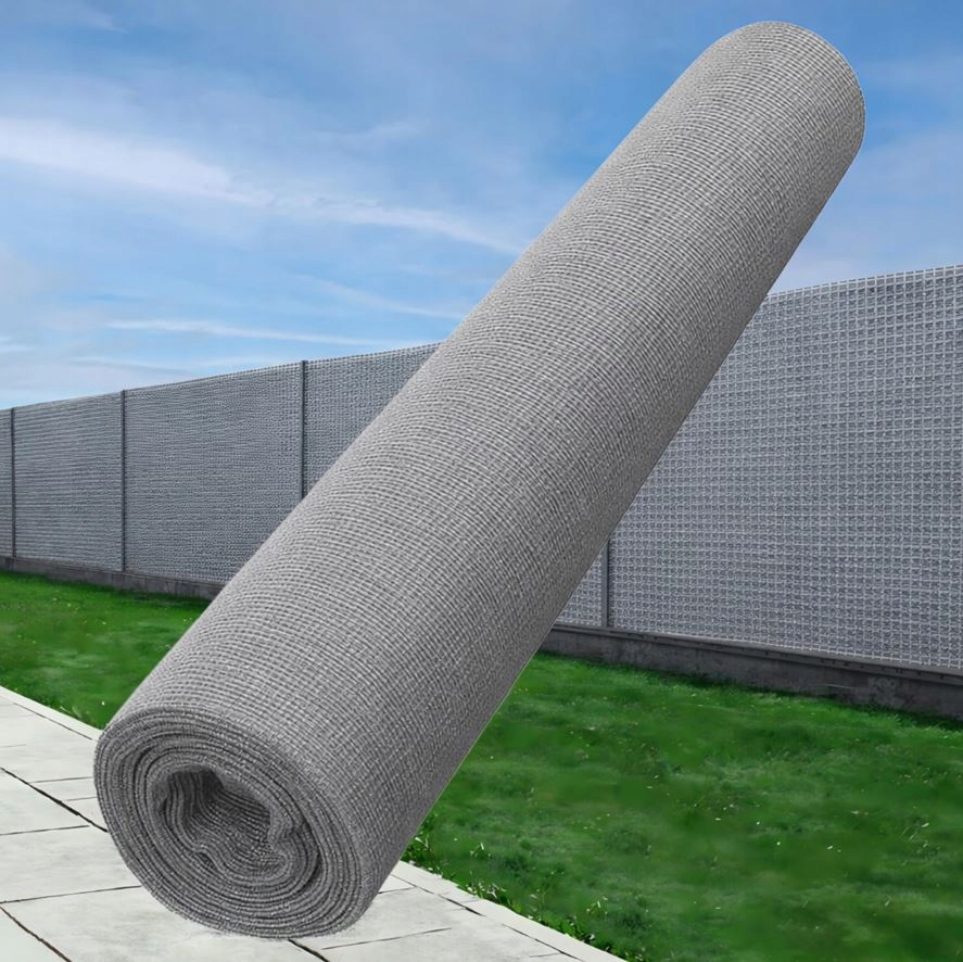 SIATKA CIENIUJĄCA MASKUJĄCA 1,5X50M 95% OSŁONA NA OGRODZENIE 180G 100OPASEK