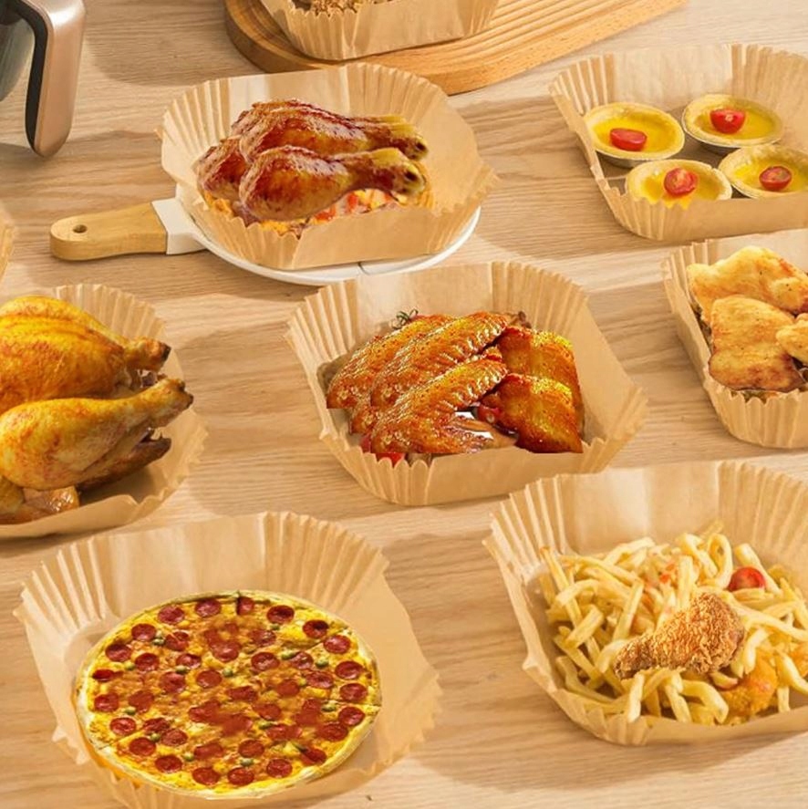 WKŁAD DO AIR FRYER PAPIER WKŁADY PAPIEROWE DO FRYTKOWNICY BEZTŁUSZCZOWEJ