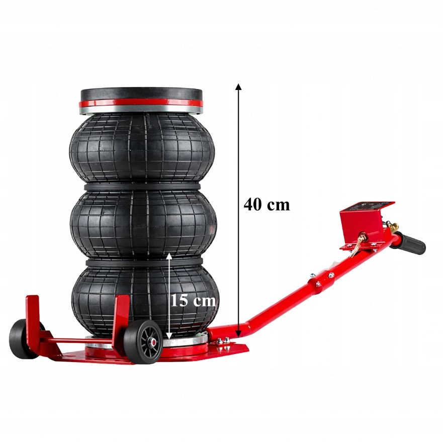 PODNOŚNIK PNEUMATYCZNY PODUSZKOWY SAMOCHODOWY 15-40cm BAŁWANEK 3.5T