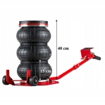 PODNOŚNIK PNEUMATYCZNY PODUSZKOWY SAMOCHODOWY 15-40cm BAŁWANEK 3.5T