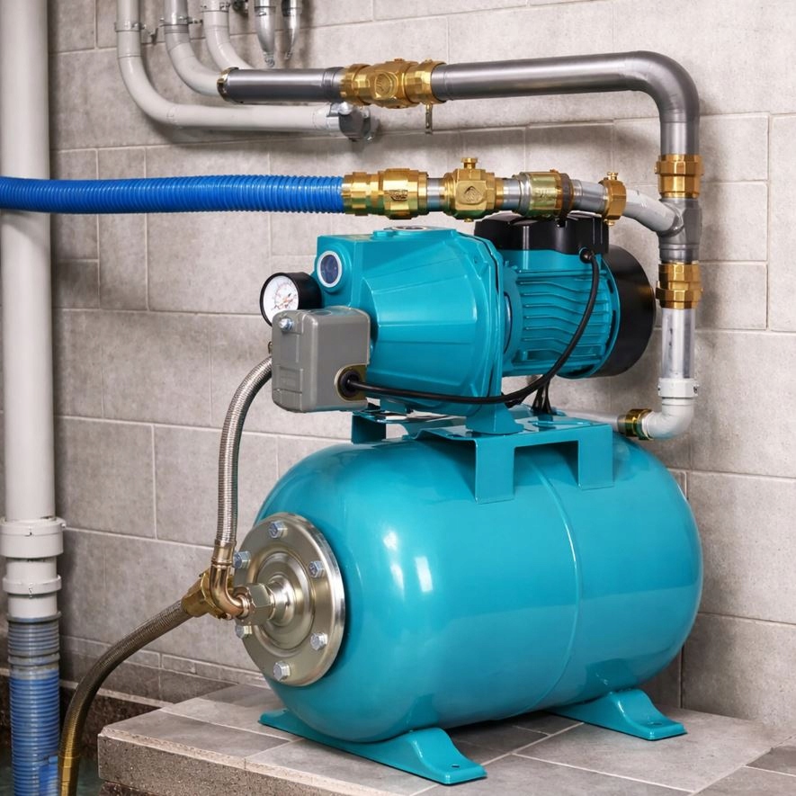 HYDROFOR DO WODY POMPA HYDROFOROWA ZBIORNIK 24L 750W ZESTAW WYDAJNA MOCNA