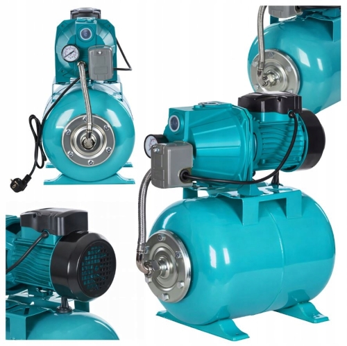 HYDROFOR DO WODY POMPA HYDROFOROWA ZBIORNIK 50L 750W ZESTAW WYDAJNA MOCNA