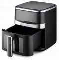 FRYTKOWNICA BEZTŁUSZCZOWA AIR FRYER 5L FRYTOWNICA 1500W 8 PROGRAMÓW MOCNA
