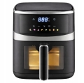 FRYTKOWNICA BEZTŁUSZCZOWA AIR FRYER 5L FRYTOWNICA 1500W 8 PROGRAMÓW MOCNA